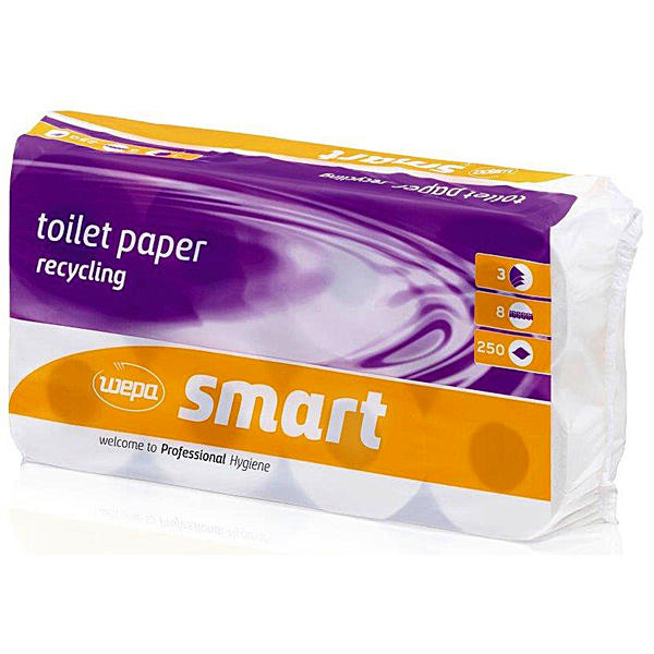 Satino Smart Toilettenpapier 3-lagig 8x8x250